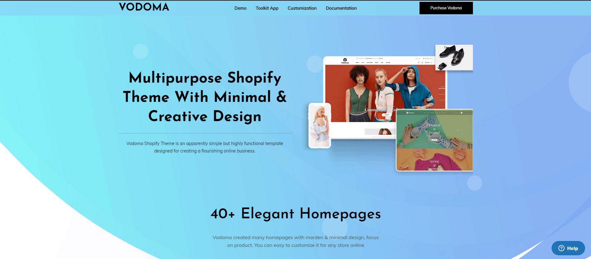 Shopify Vodoma Theme